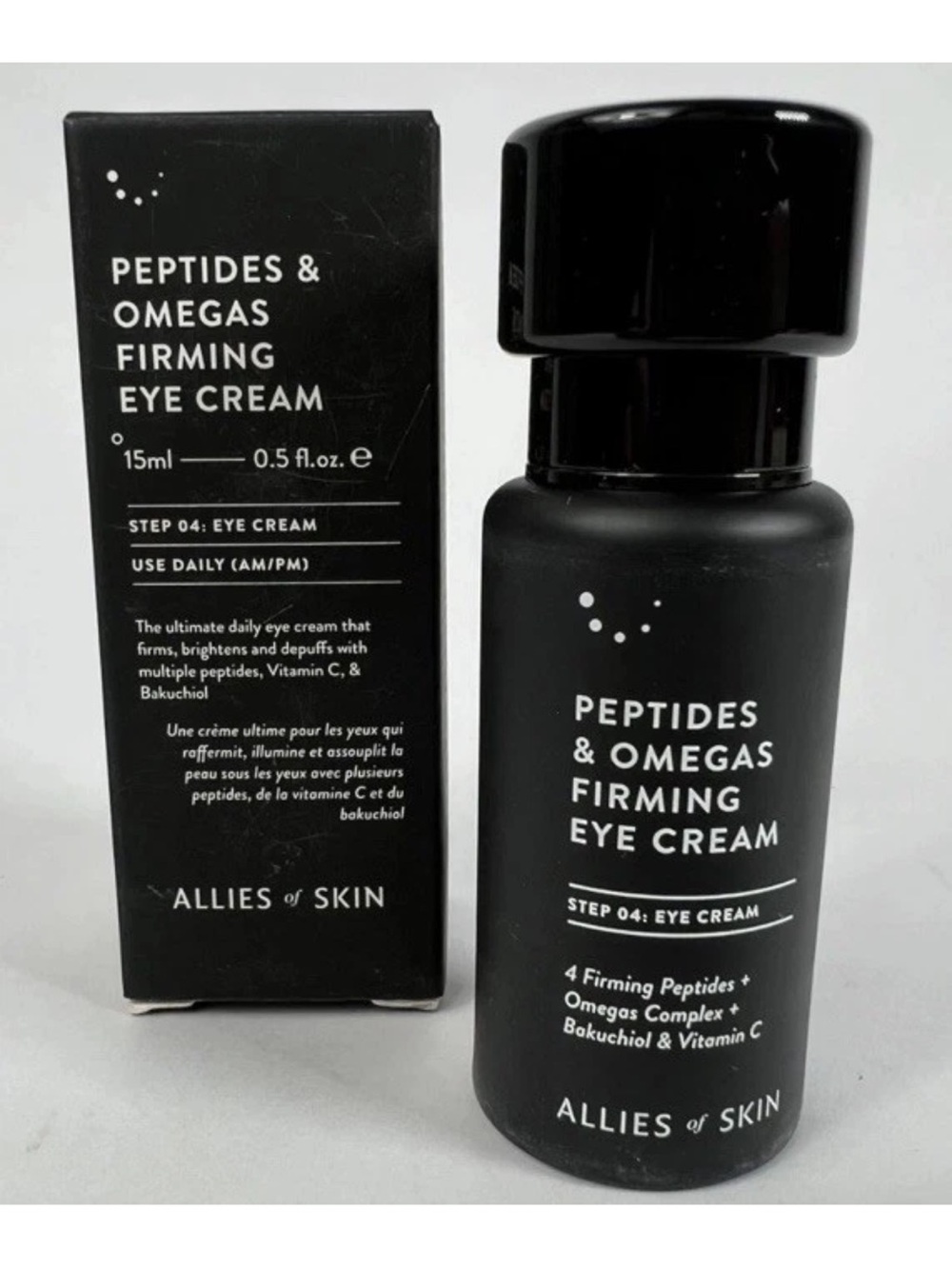 Allies of Skin Peptides & Omegas Firming Eye Cream Brighten & Depuff Full Size
